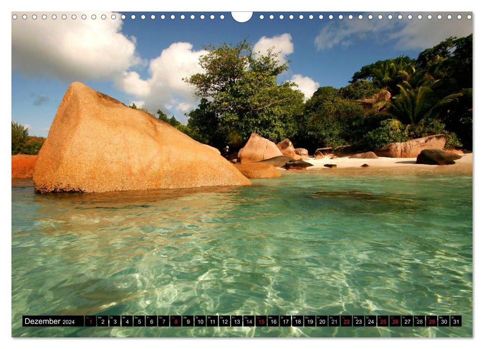 Seychelles (CALVENDO wall calendar 2024) 