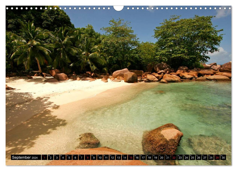 Seychelles (CALVENDO wall calendar 2024) 