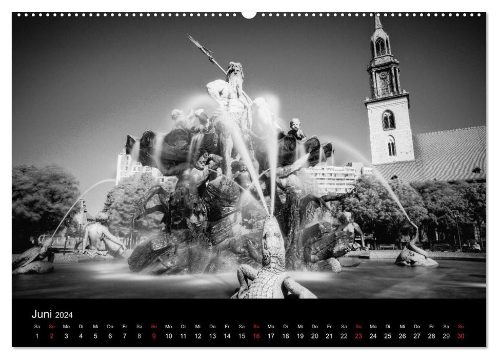 Berlin Monochrome (CALVENDO Wandkalender 2024)