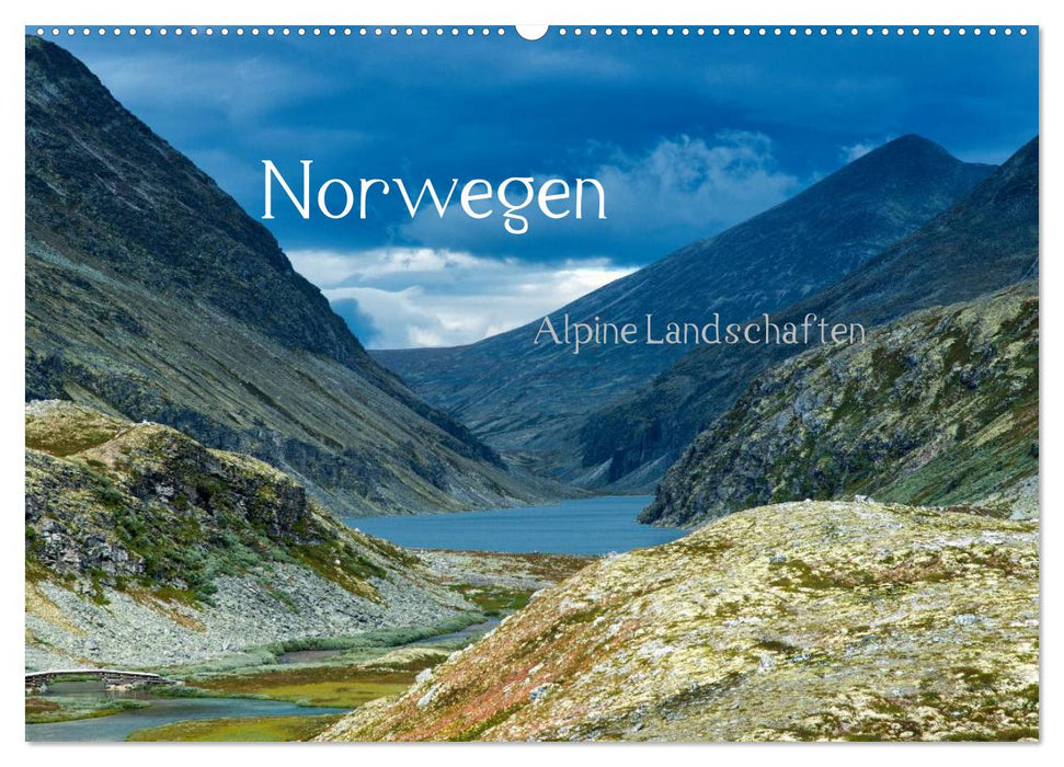 Norwegen - Alpine Landschaften (CALVENDO Wandkalender 2024)