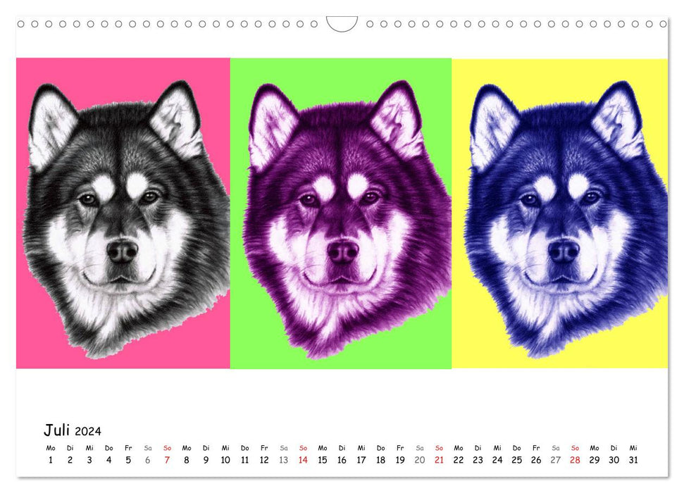 PopArt Animals (CALVENDO wall calendar 2024) 