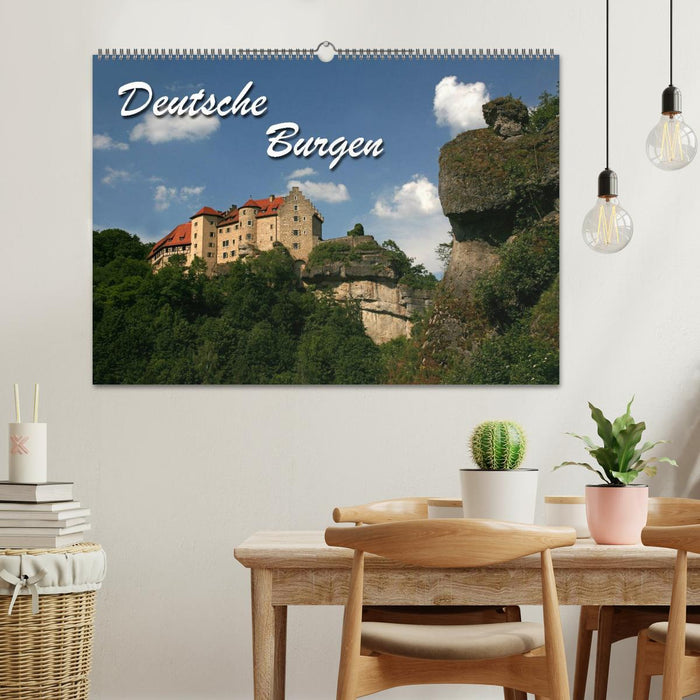 German Castles (CALVENDO Wall Calendar 2024) 