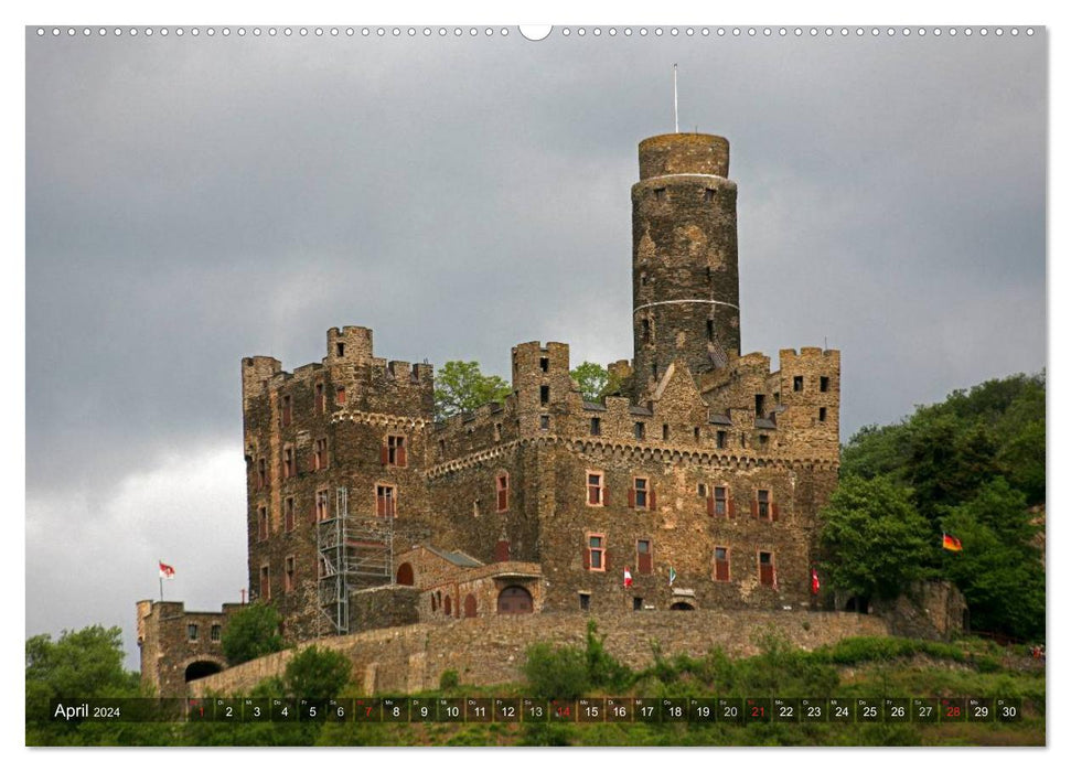 German Castles (CALVENDO Wall Calendar 2024) 