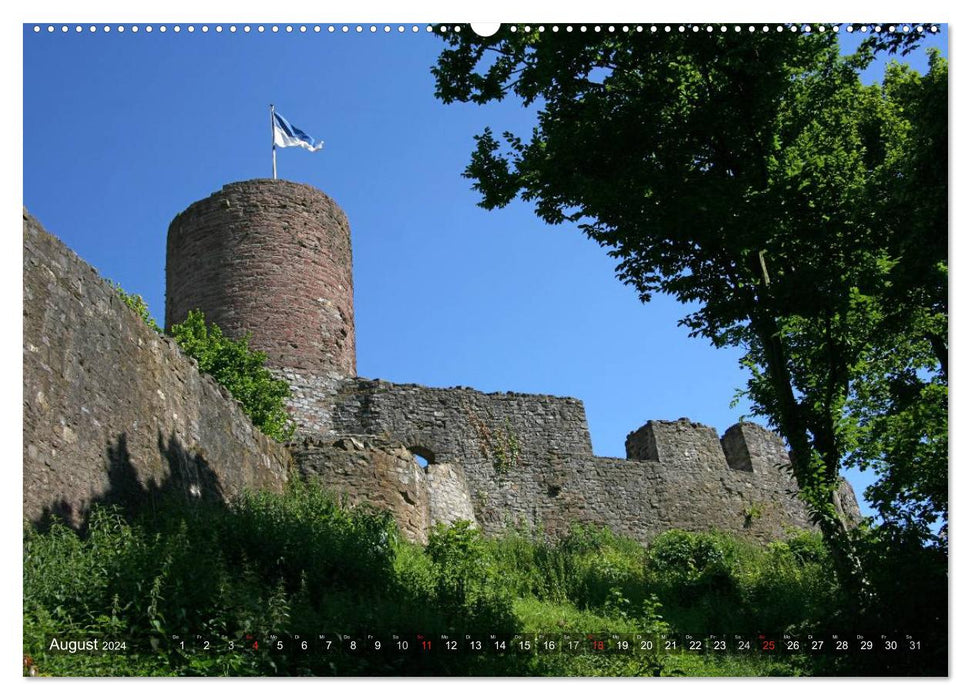 German Castles (CALVENDO Wall Calendar 2024) 