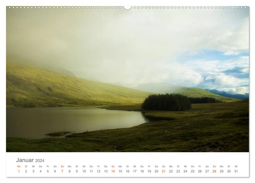 Ciel et hautes terres (Calvendo Premium Wall Calendar 2024) 