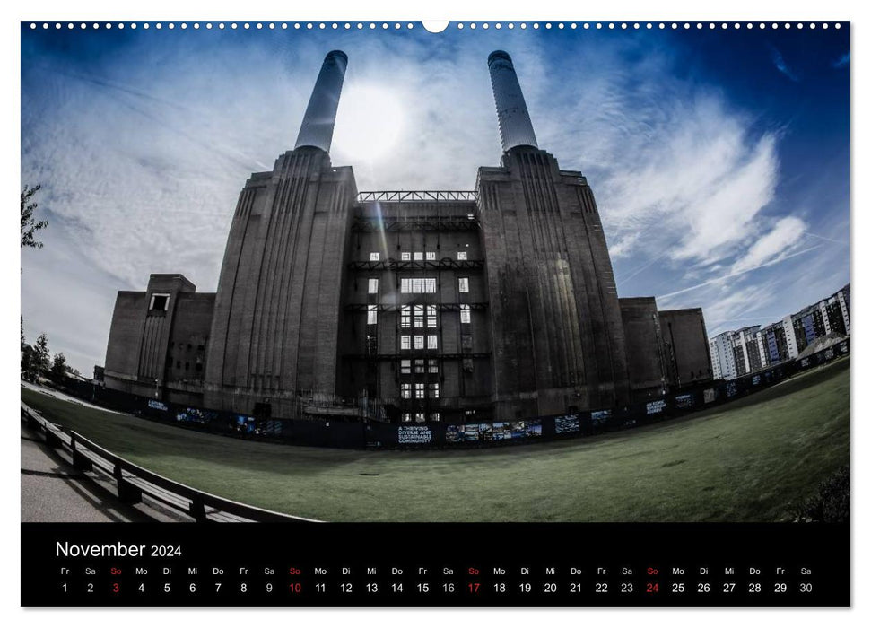 London - street view (CH version) (CALVENDO wall calendar 2024) 