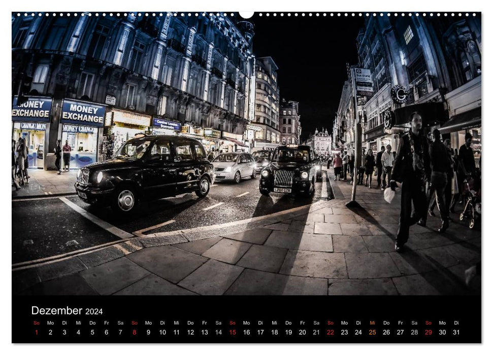 London - street view (CH version) (CALVENDO wall calendar 2024) 