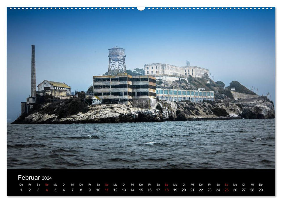 San Francisco - street view (CH version) (CALVENDO wall calendar 2024) 