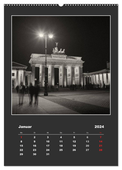 Berlin - Portrait d'une ville (Calendrier mural CALVENDO 2024) 