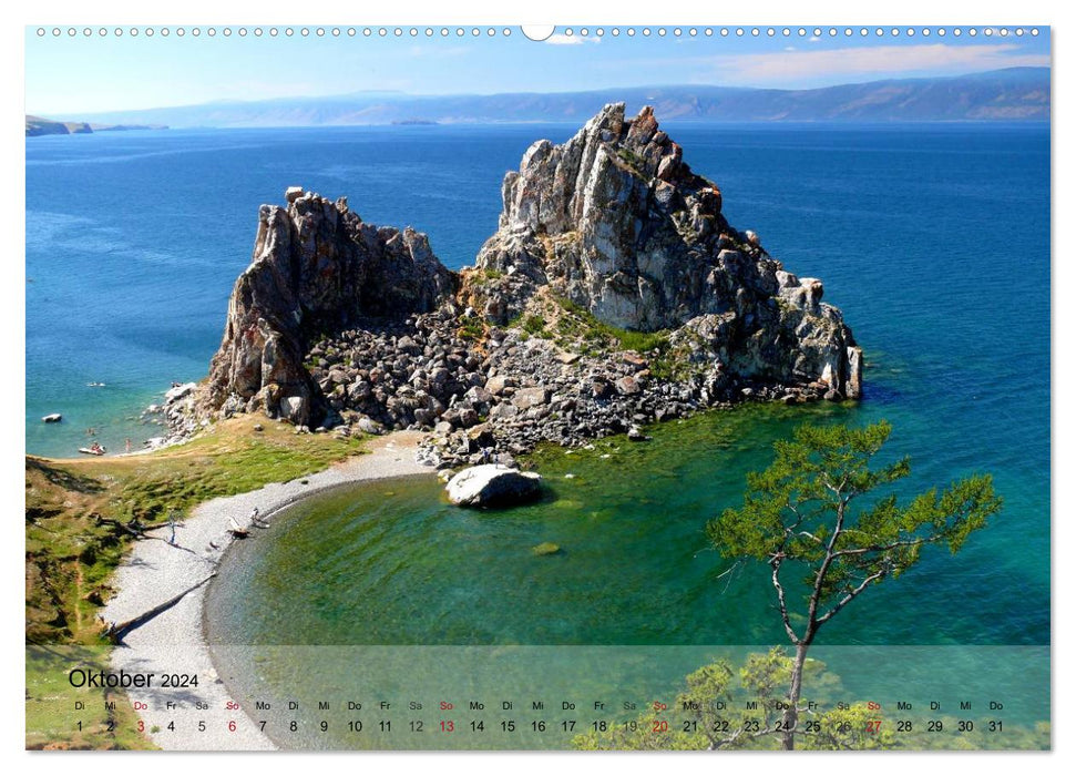 Olkhon - Island in Lake Baikal (CALVENDO Premium Wall Calendar 2024) 