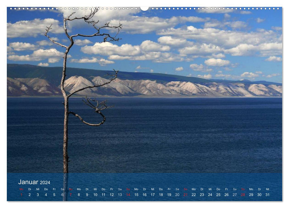 Olkhon – Île du lac Baïkal (Calvendo Premium Wall Calendar 2024) 
