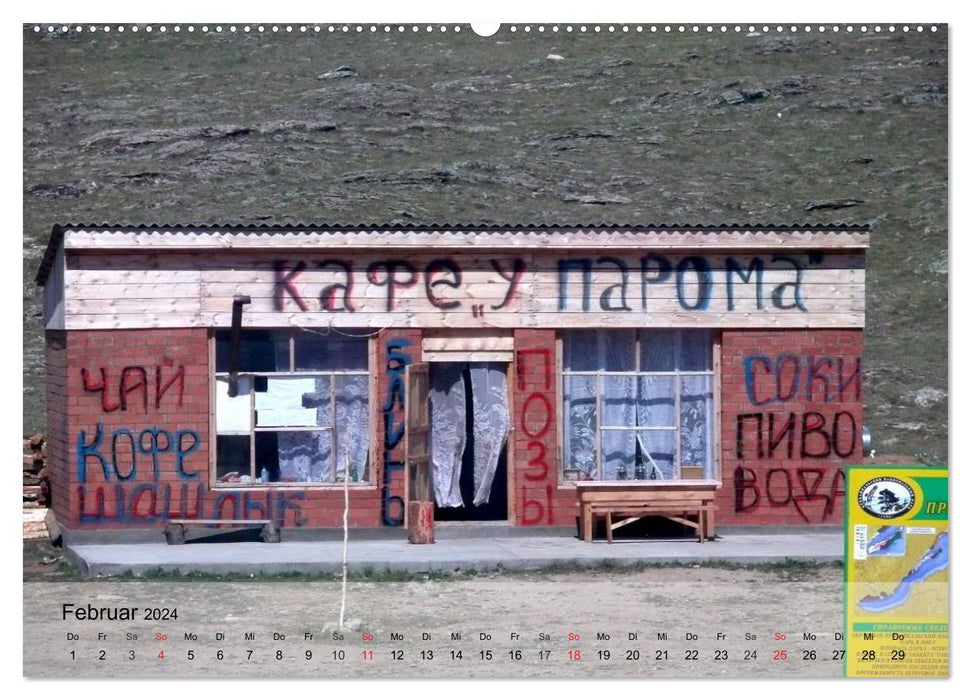Olkhon – Île du lac Baïkal (Calvendo Premium Wall Calendar 2024) 