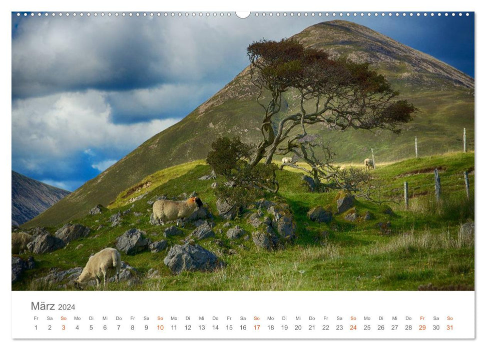 Himmel und Highlands (CALVENDO Wandkalender 2024)
