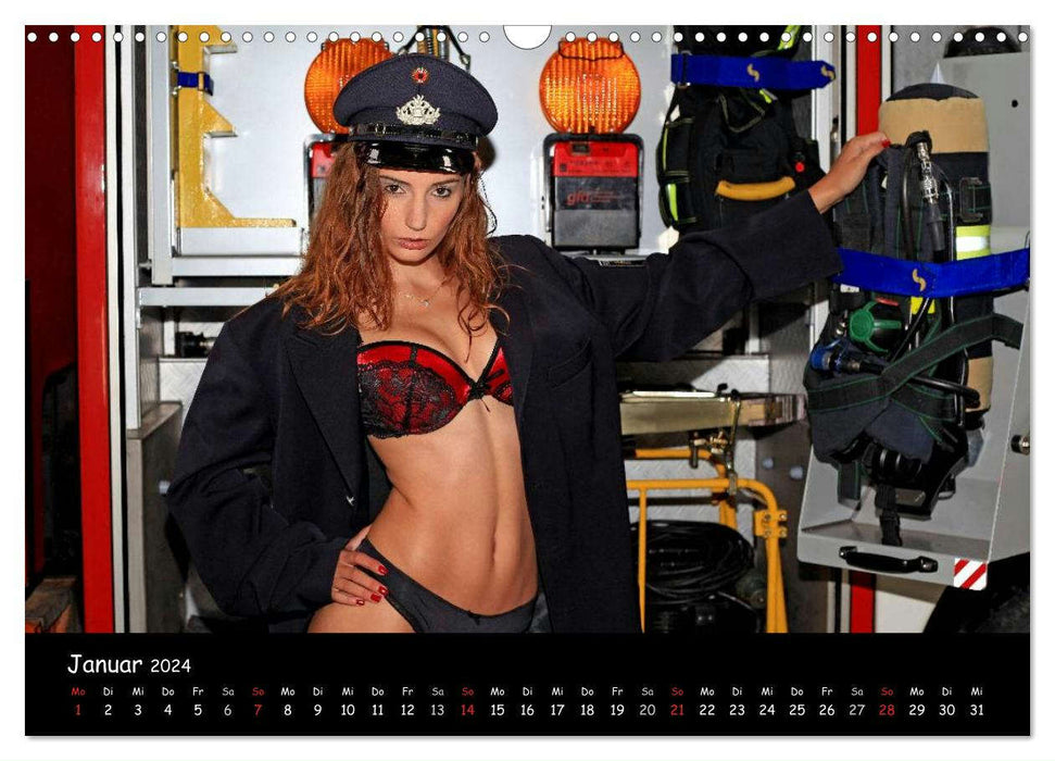Fire Department Calendar II – Erotic Photographs by Thomas Siepmann (CALVENDO Wall Calendar 2024) 