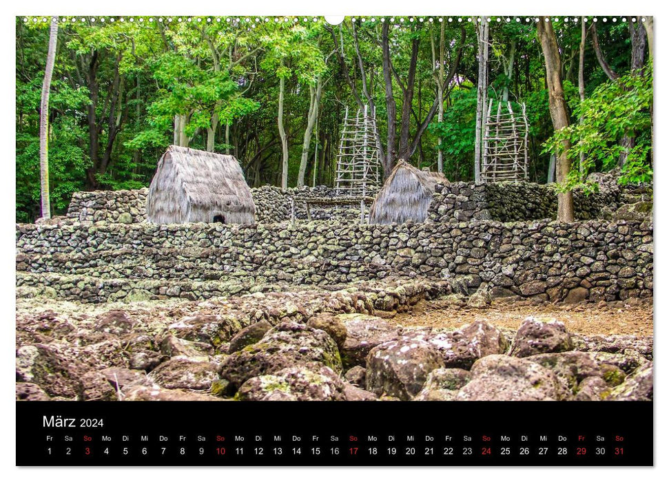 L'Inconnu HAWAII (Calvendo Premium Wall Calendar 2024) 