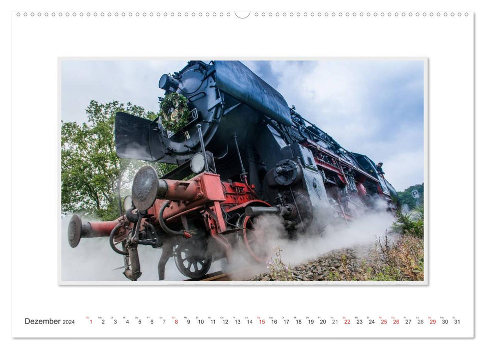 Emotionale Momente: Die Dampflok Typ 528134-0. (CALVENDO Premium Wandkalender 2024)
