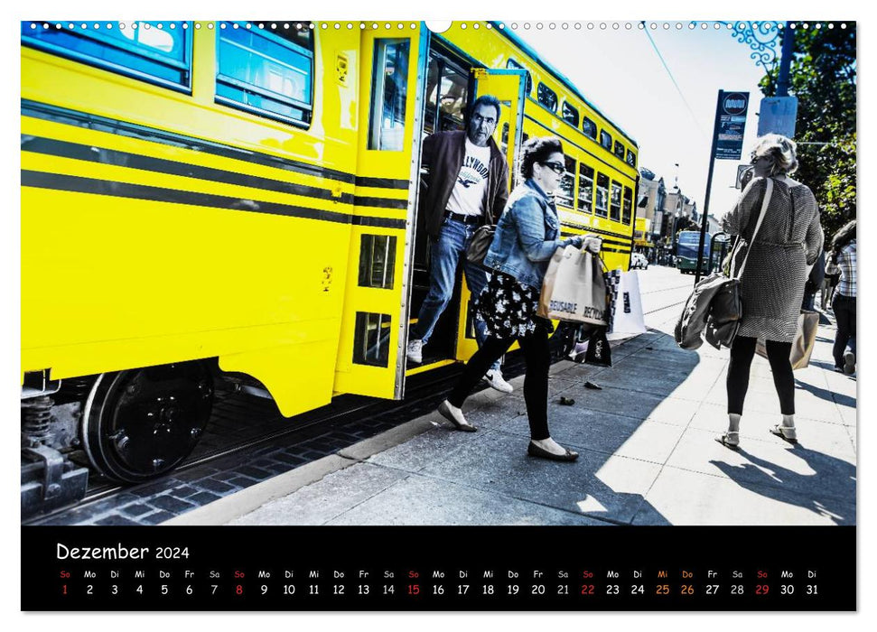 San Francisco - vue sur la rue (calendrier mural CALVENDO 2024) 