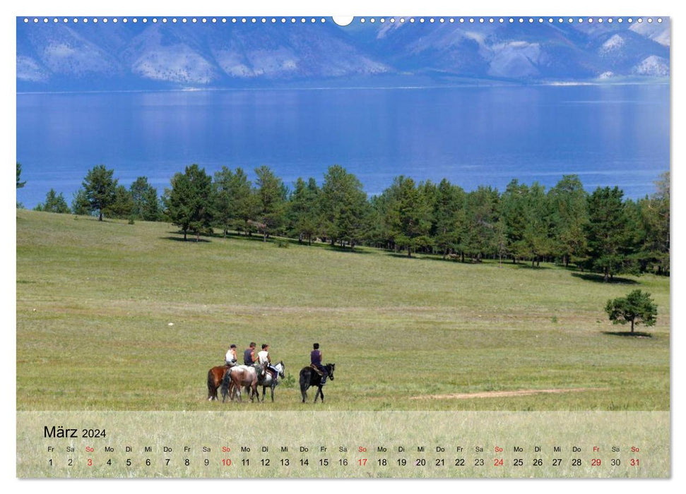 Olkhon - Island in Lake Baikal (CALVENDO wall calendar 2024) 