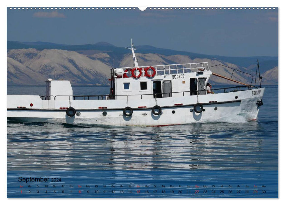 Olkhon - Île du lac Baïkal (Calendrier mural CALVENDO 2024) 