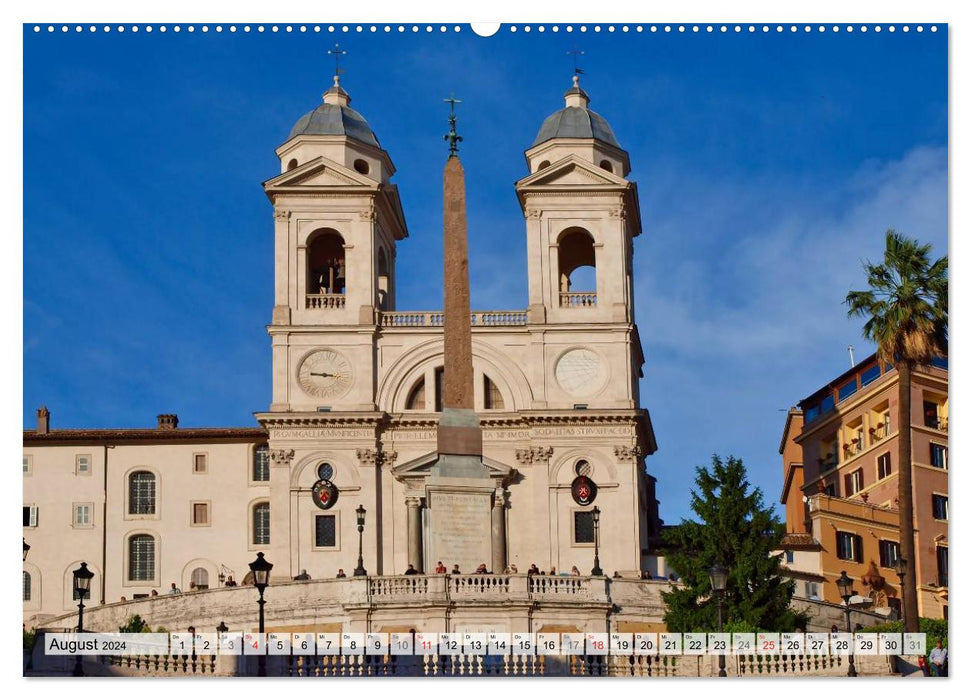 Historic city on the Tiber ROME (CALVENDO wall calendar 2024) 