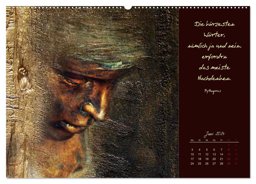 Calendar sayings (CALVENDO wall calendar 2024) 