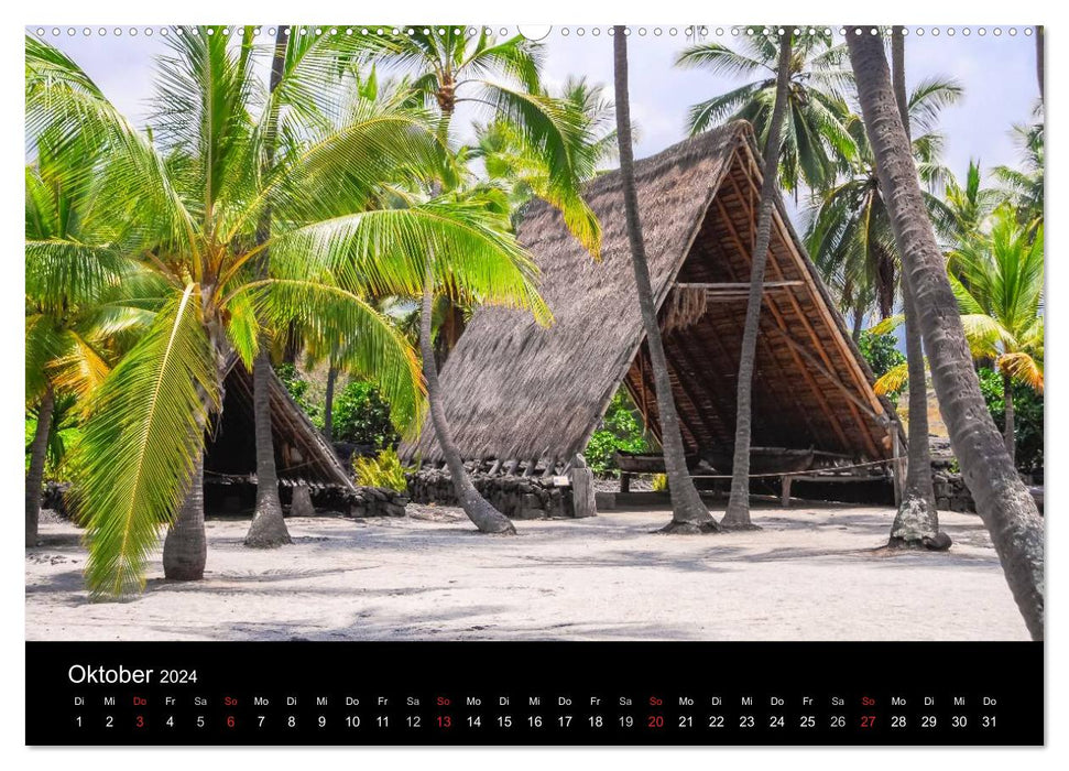 The Unknown HAWAII (CALVENDO Wandkalender 2024)