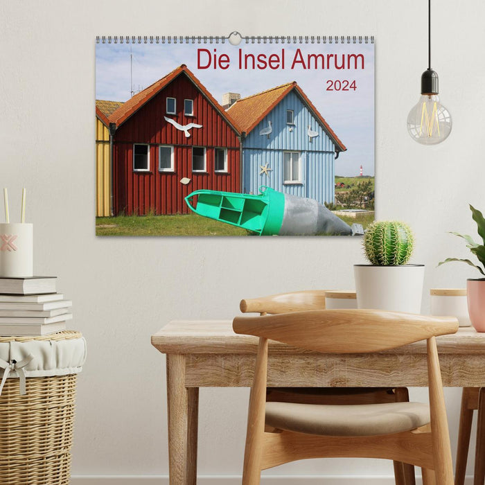 The island of Amrum (CALVENDO wall calendar 2024) 
