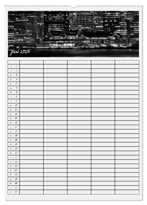 NEW YORK CITY Teamplaner (CALVENDO Wandkalender 2024)