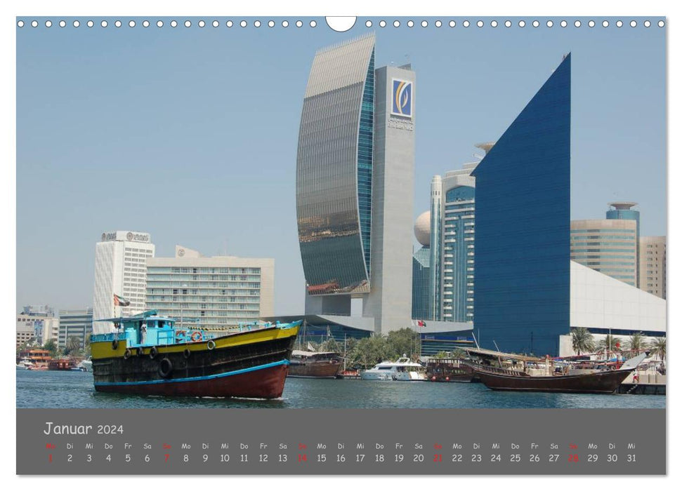Dubai. Shine under the Arabian sun (CALVENDO wall calendar 2024) 