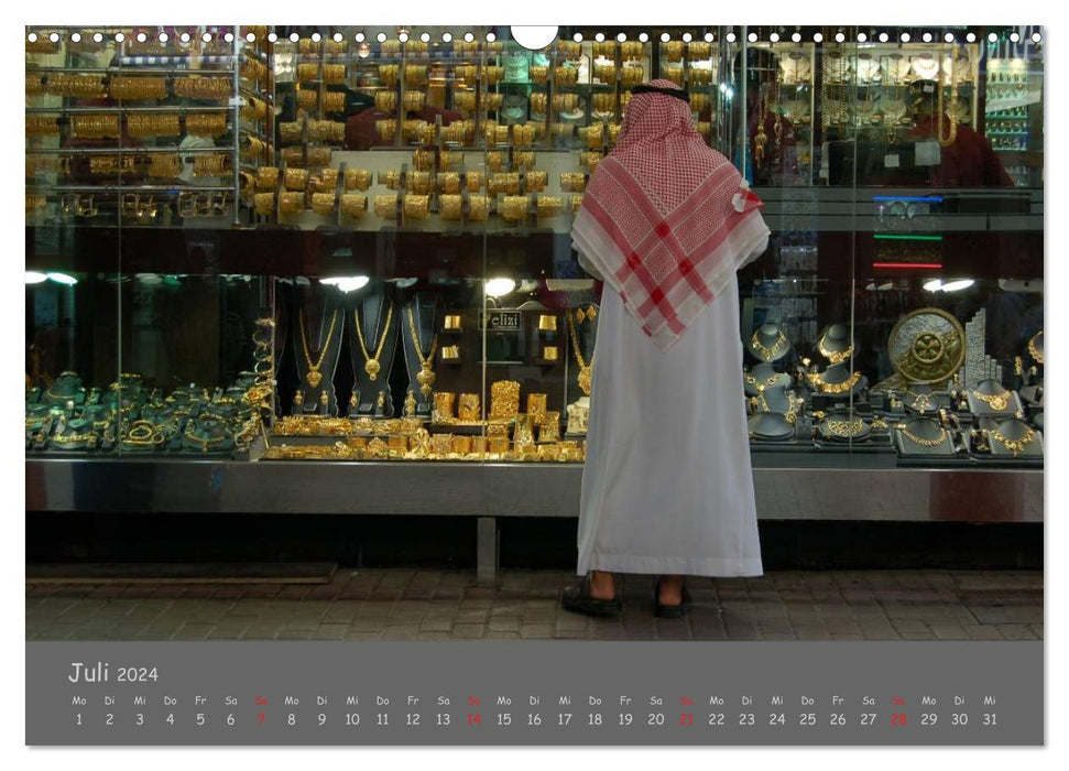 Dubai. Glanz unter der Sonne Arabiens (CALVENDO Wandkalender 2024)