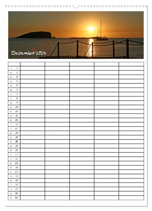 Ibiza / Family Planner (CALVENDO Premium Wall Calendar 2024) 