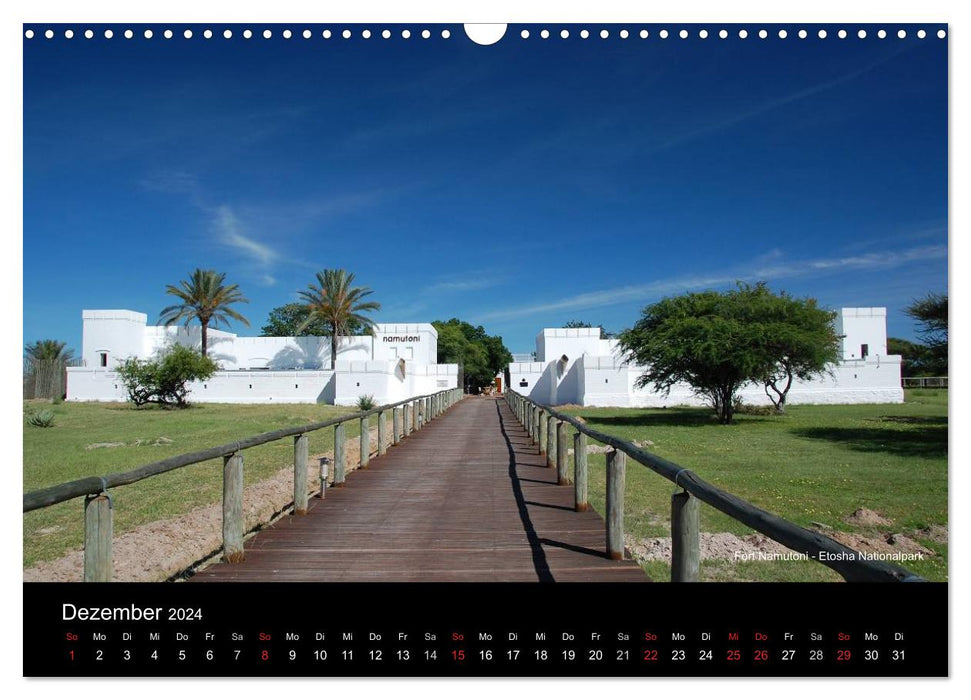 Namibie (Calendrier mural CALVENDO 2024) 