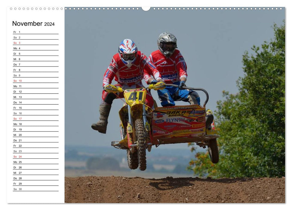 Motocross - Terminplaner (CALVENDO Premium Wandkalender 2024)