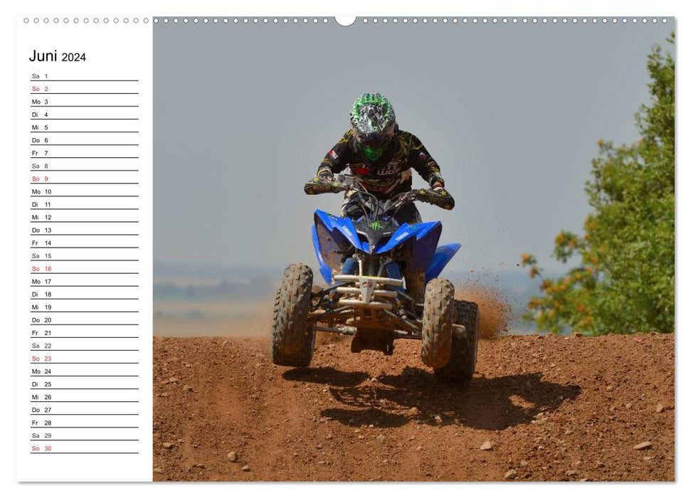 Motocross - Terminplaner (CALVENDO Premium Wandkalender 2024)