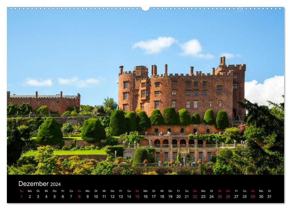 Castles, palaces, country houses (CALVENDO wall calendar 2024) 