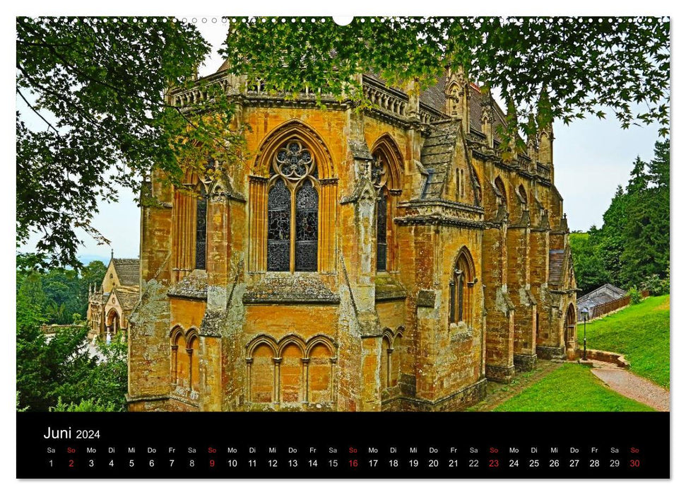 Castles, palaces, country houses (CALVENDO wall calendar 2024) 