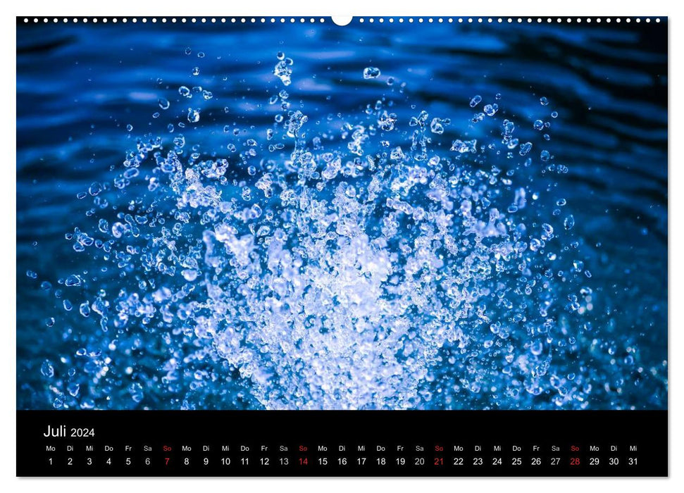 Wassertropfen (CALVENDO Wandkalender 2024)