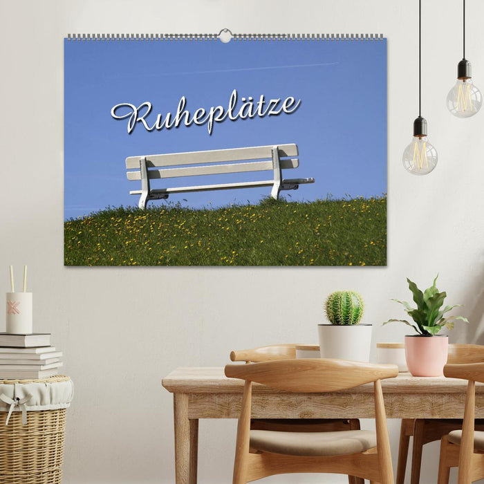 Resting places (CALVENDO wall calendar 2024) 