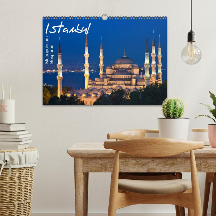 Istanbul - metropolis on the Bosphorus (CALVENDO wall calendar 2024) 