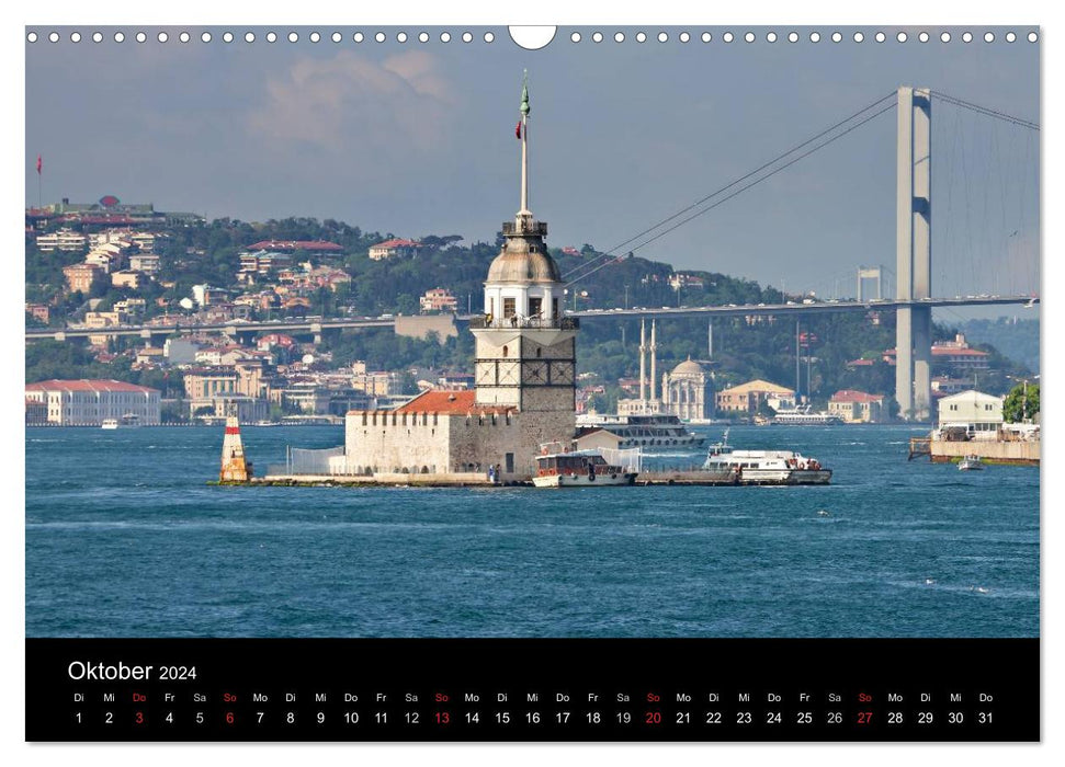 Istanbul - metropolis on the Bosphorus (CALVENDO wall calendar 2024) 