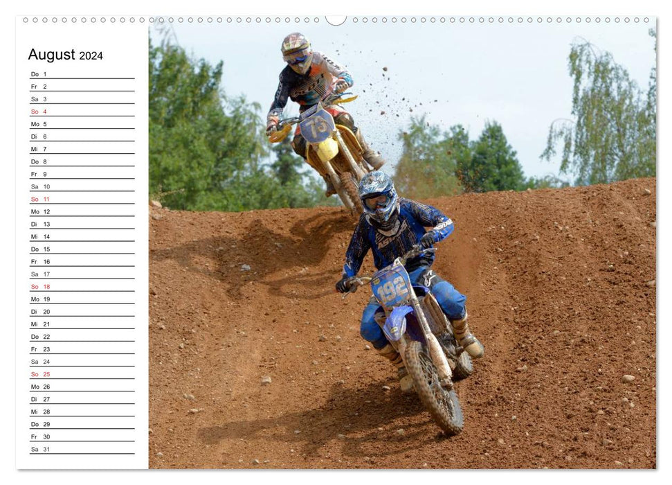 Motocross - Terminplaner (CALVENDO Wandkalender 2024)