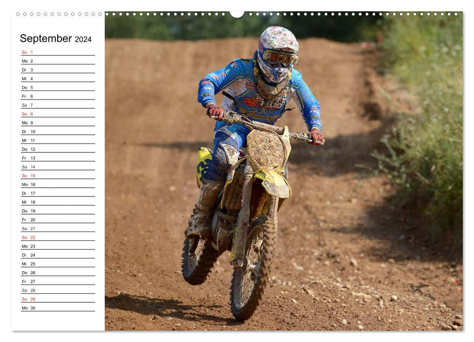 Motocross - Terminplaner (CALVENDO Wandkalender 2024)