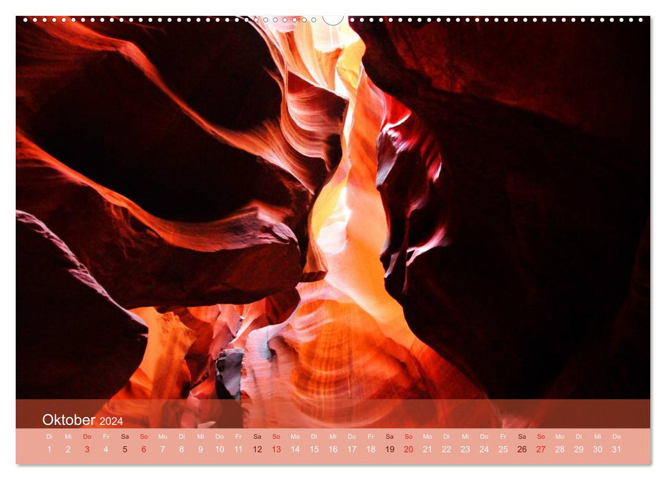 Der Antelope Canyon (CALVENDO Premium Wandkalender 2024)
