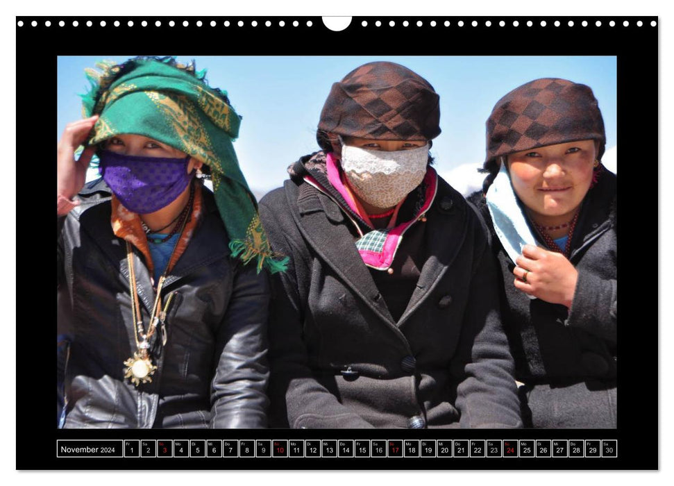 Faces of Tibet (CALVENDO wall calendar 2024) 