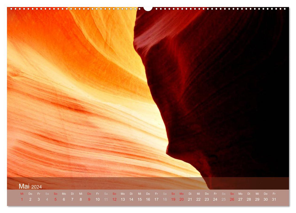Der Antelope Canyon (CALVENDO Wandkalender 2024)