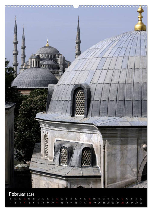 Istanbul, die Perle am Bosporus (CALVENDO Wandkalender 2024)