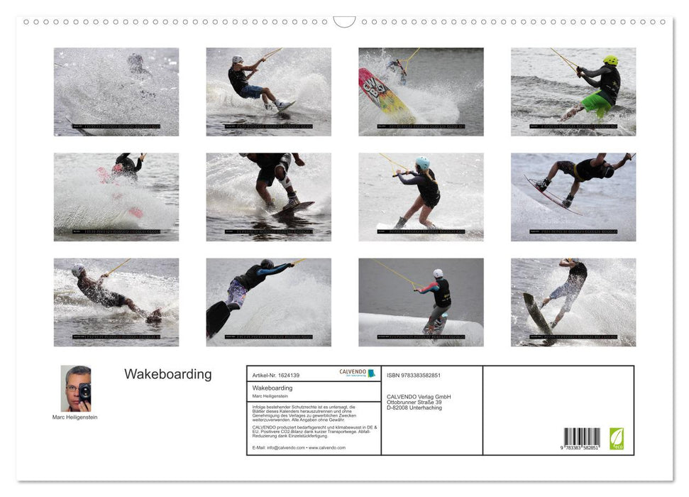 Wakeboarding (CALVENDO Wandkalender 2024)