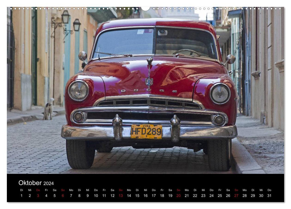 On the road in Cuba (CALVENDO Premium Wandkalender 2024)