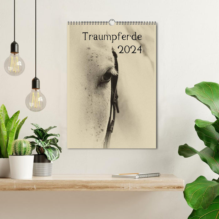 Traumpferde 2024 (CALVENDO Wandkalender 2024)