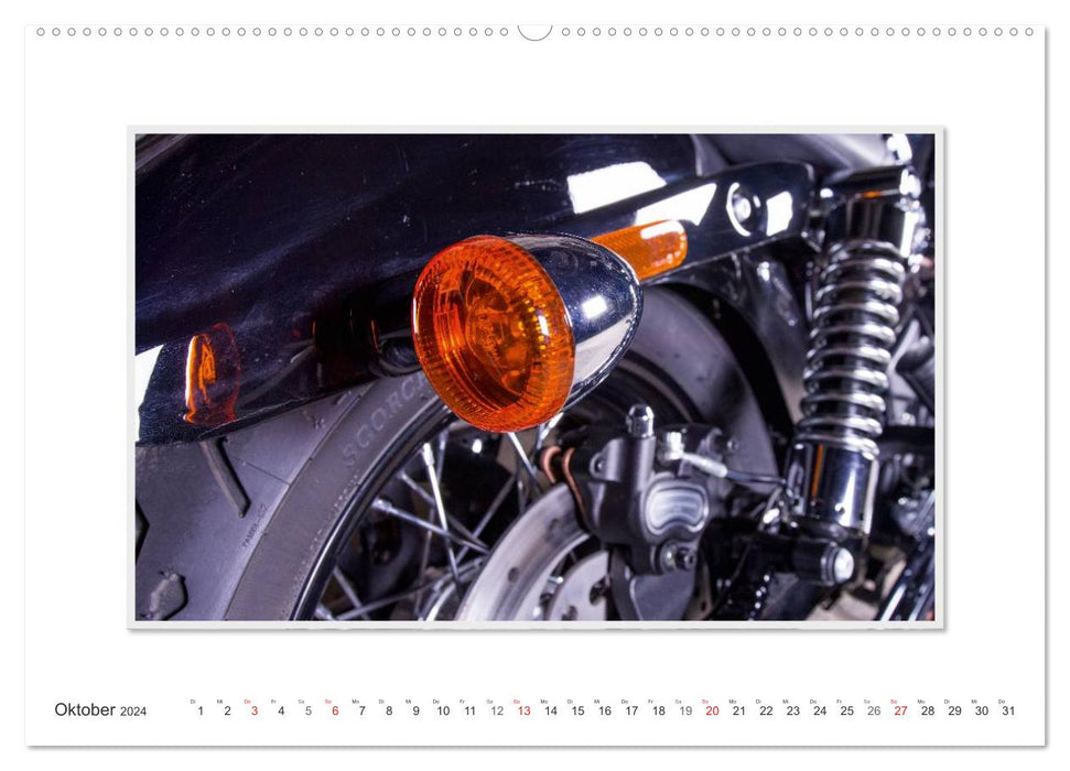 Emotional moments: Harley Davidson - Wide Glide (CALVENDO wall calendar 2024) 
